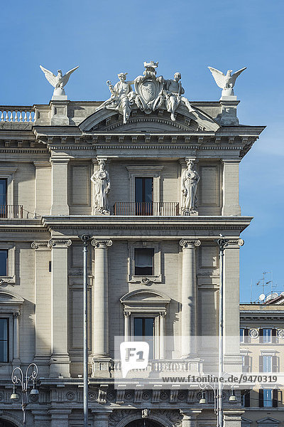 Façade  Piazza della Repubblica  1887-1898  architect Gaetano Koch  Rione XVIII Castro Pretorio  Rome  Lazio  Italy  Europe