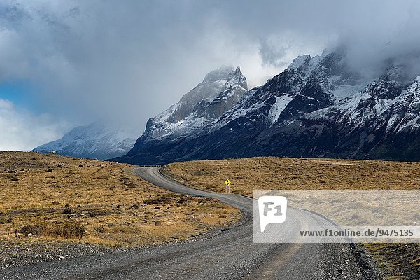 Nationalpark Fotografie Landschaft rennen Fernverkehrsstraße Chile Patagonien