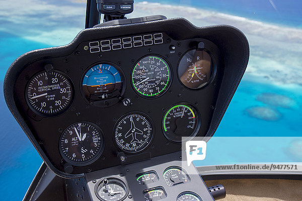 Robinson R66 helicopter  cockpit  Palau  Oceania