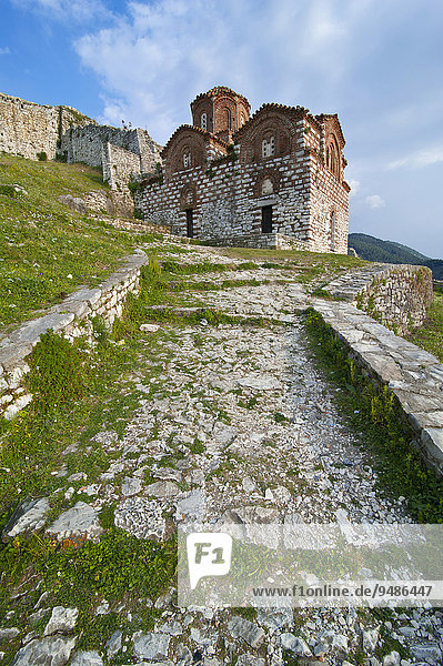Byzantinische Kirche  UNESCO Weltkulturerbe  Berat  Albanien  Europa