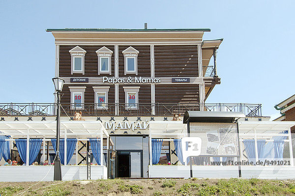 Holzblockhaus  Altstadt  Irkutsk  Sibirien  Russische Föderation