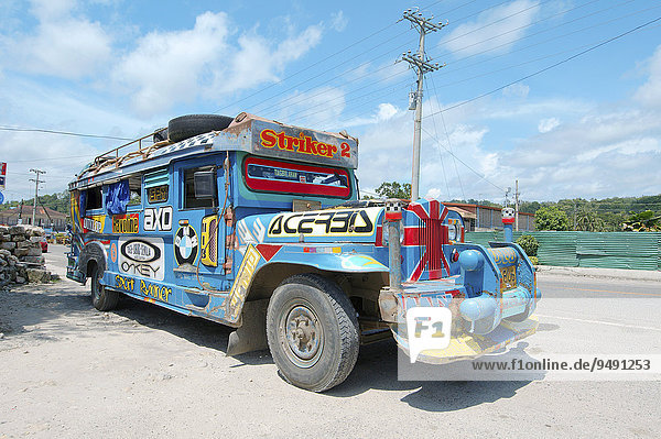 Jeepney Bus, Bohol, Philippinen, Asien
