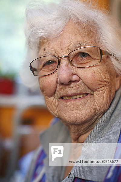 Frau  93 Jahre  Portrait