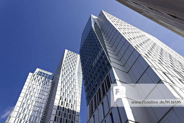 Nextower office towers  Palais Quatier  Frankfurt am Main  Hesse  Germany  Europe