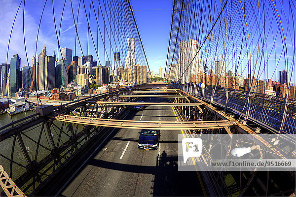 Brooklyn Bridge  New York City  United States  North America