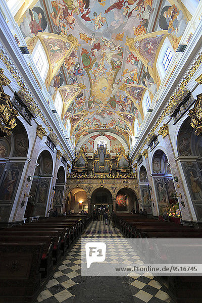 Kathedrale St. Nikolaus innen  Ljubljana  Slowenien  Europa