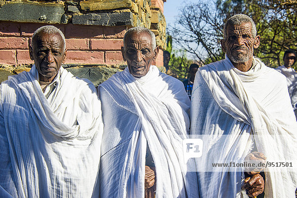 Orthodox men  Asmara  Eritrea  Africa