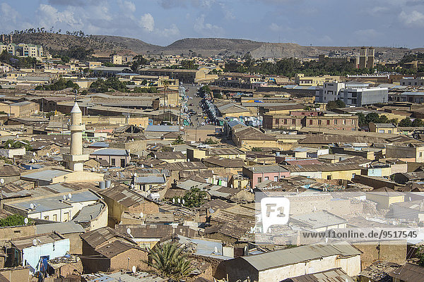 Stadtansicht Asmara  Eritrea  Afrika