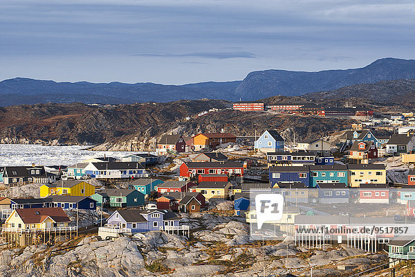 Bunte Häuser von Ilulissat  Grönland