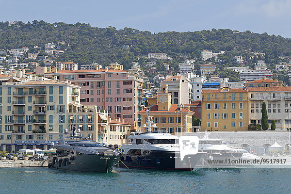 Yachthafen  Nizza  Département Alpes-Maritimes  Provence-Alpes-Côte d?Azur  Frankreich  Europa