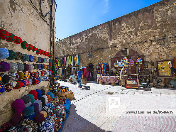 Afrika  Marokko  Essaouira  Altstadt  Stadtmauer Bani Antar und Basar