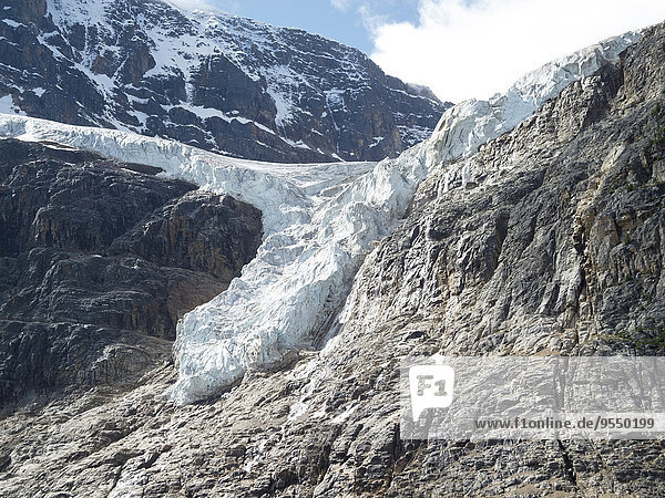 Kanada  Alberta  Jasper Nationalpark  Berg Edith Cavell  Angel Glacier