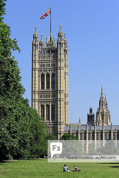 Großbritannien  London  Palast von Westminster  Victoria Tower