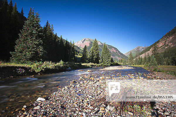 USA  Colorado  Fluss bei Silverton