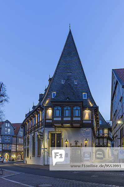 Deutschland  Goslar  Hotel Brusttuch am Abend