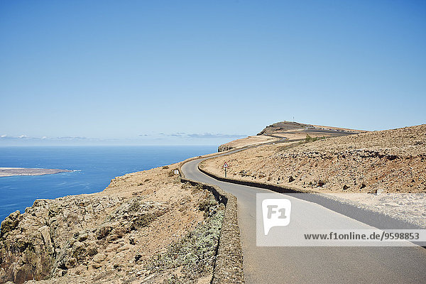 Küstenstraße  Lanzarote  Spanien