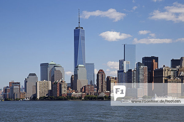 Vereinigte Staaten von Amerika USA Skyline Skylines New York City Großstadt 1 neu World Trade Center
