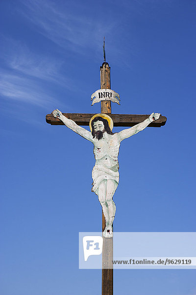 Österreich  Salzkammergut  Kruzifix