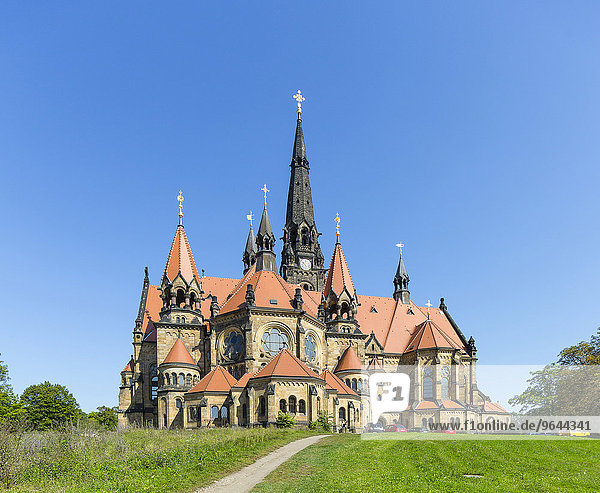 Garnisonkirche Sankt Martin Dresden Sachsen Deutschland Europa