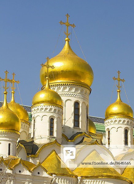 Orthodoxe Mariä-Verkündigungs-Kathedrale  Moskauer Kreml  Moskau  Russland  Europa