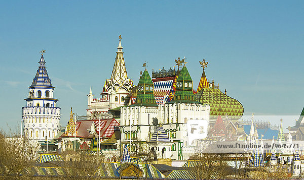 Kreml in Ismailowo,  Freizeit- und Kulturpark,  Ismailowo,  Moskau,  Russland,  Europa