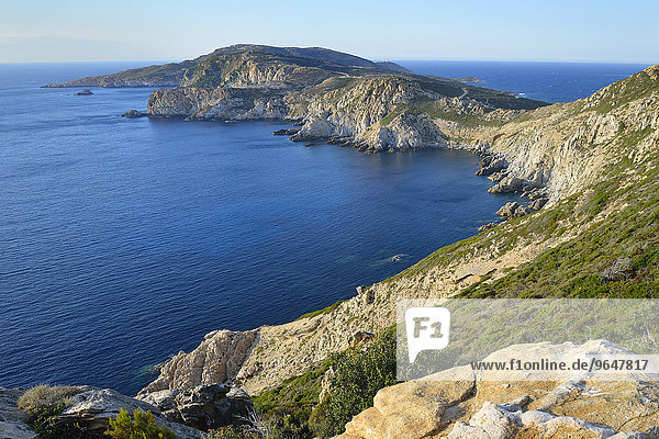 Landzunge  bei Calvi  Haute-Corse  Korsika  Frankreich  Europa