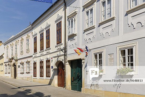 Haydn-Haus in Joseph-Haydn-Gasse  Altstadt  Eisenstadt  Nordburgenland  Burgenland  Österreich  Europa