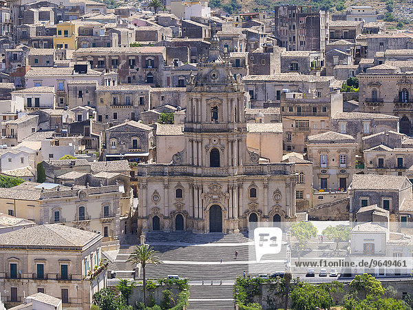 Die Kirche San Giorgio  Modica  Provinz Ragusa  Sizilien  Italien  Europa