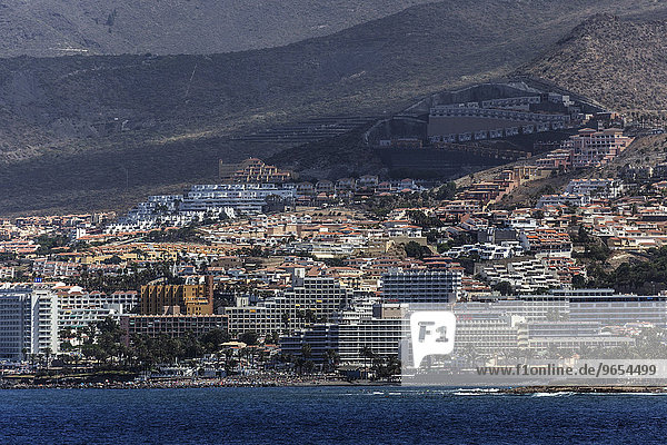 Hotelanlagen  Los Christianos  Teneriffa  Kanarische Inseln  Spanien  Europa