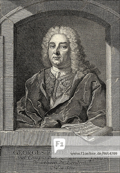 Georg Friedrich Händel  historical illustration