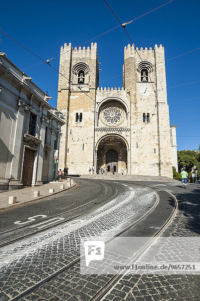 Catedral Sé Patriarcal  Alfama  Lissabon  Portugal  Europa