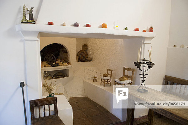 Wohnzimmer für den Empfang von Gästen  Sommerhaus von Salvador Dali und seiner Frau Gala  Port Lligat  Provinz Girona  Spanien  Europa