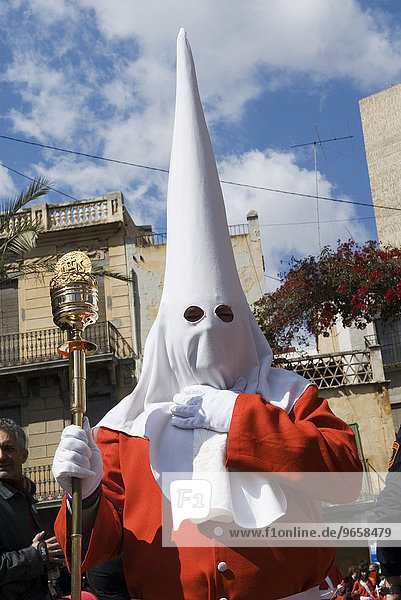 Easter Procession in Crevillente  Murcia  Spain  Europe