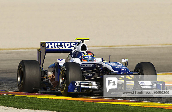 Nico Huelkenberg  GER  test driving the Williams FW31 during Formula 1 test driving in Valencia  Spain  Europe