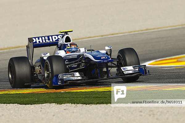 Nico Huelkenberg  GER  test driving the Williams FW31 during Formula 1 test driving in Valencia  Spain  Europe