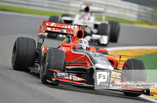 Timo Glock GER Marussia-Virgin Formel 1 Saison 2011 Großer Preis von Belgien Spa-Francorchamps Belgien Europa