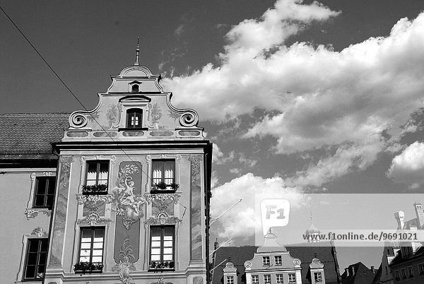 Wohnhaus Fassade Hausfassade Barock Deutschland Memmingen Steuer