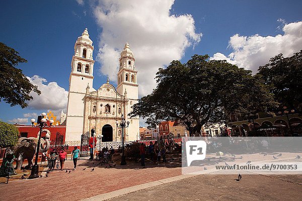 Kathedrale Mexiko Mittelamerika schreiben UNESCO-Welterbe Plaza de la Constitución - Mexiko-Stadt Campeche