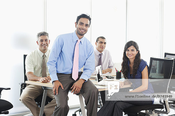 Business people working together in conference room