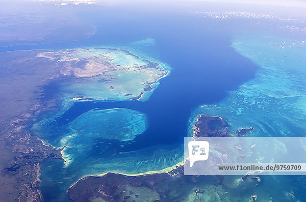 USA  Florida  Luftaufnahme der Florida Keys