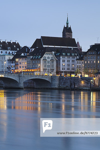 Europa Brücke Kirche Basel Schweiz