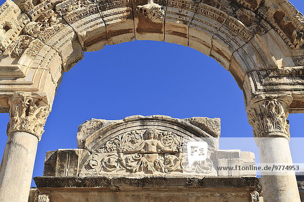 Detail Details Ausschnitt Ausschnitte Ruine Anatolien antik Ephesos Eurasien römisch Türkei