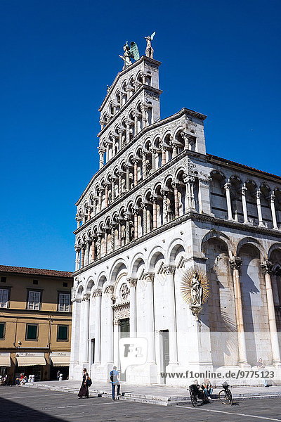 San Michele Church  Lucca  Tuscany  Italy  Europe