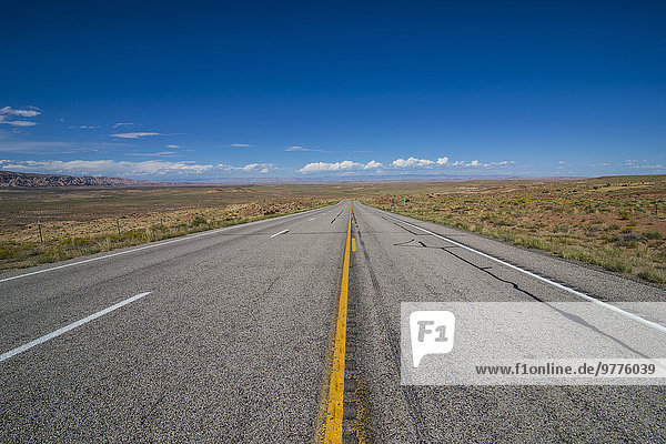 Road leading through the Grand Staircase Escalante National Monument  Utah  United States of America  North America