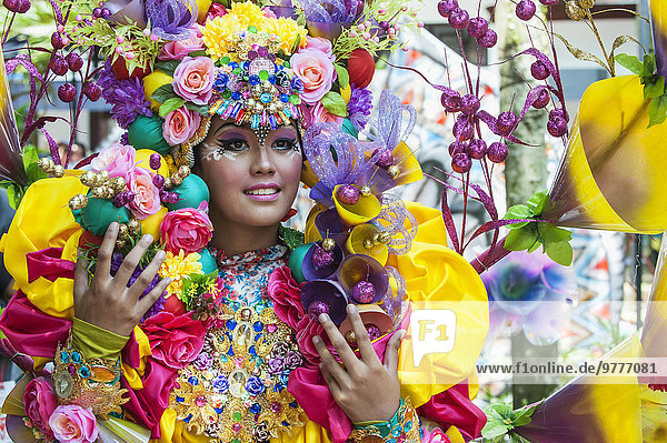 Karneval Festival Südostasien Asien Mode Indonesien