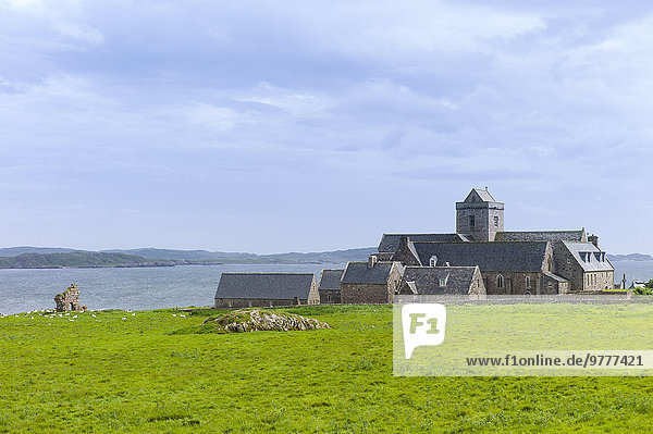 Binnenhafen Europa Großbritannien Abtei antik Hebriden Schottland