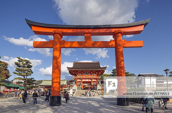 Eingang UNESCO-Welterbe Asien Honshu Japan Kyoto