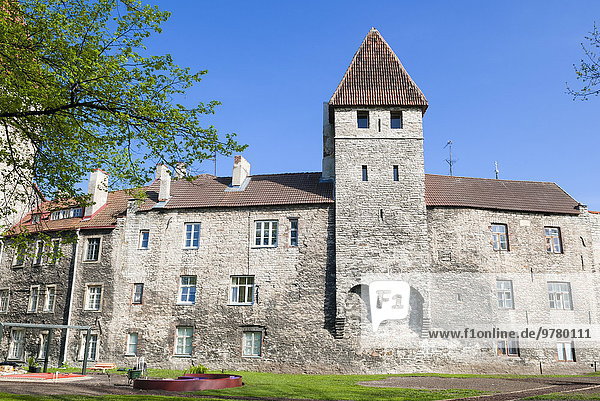 Tallinn Hauptstadt Stadtmauer Europa Stadt UNESCO-Welterbe Estland alt