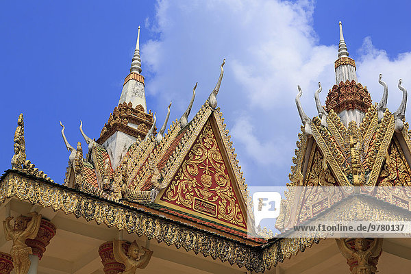 Wat Krom Temple  Sihanoukville Port  Sihanouk Province  Cambodia  Indochina  Southeast Asia  Asia