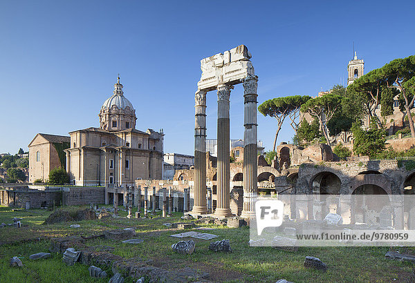 Rom Hauptstadt Europa UNESCO-Welterbe Forum Romanum Latium Italien
